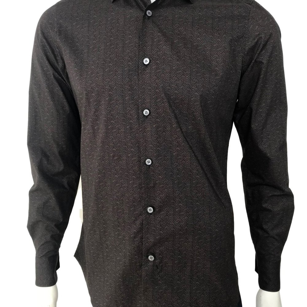 New Authentic Berluti Men's Clothing Button Down Rope Motif Shirt